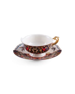 Чайная пара Kannauj 09172 Дизайнерская посуда из фарфора Seletti