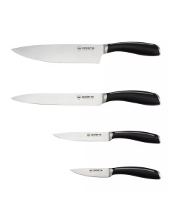 Набор ножей сталь Stein 4SS Черный 4 предмета Polaris