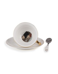Чайная пара Lady Tarin Giunone 09965 Дизайнерская посуда из фарфора Seletti