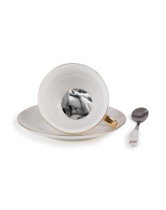 Чайная пара Lady Tarin Bona Dea 09967 Дизайнерская посуда из фарфора Seletti
