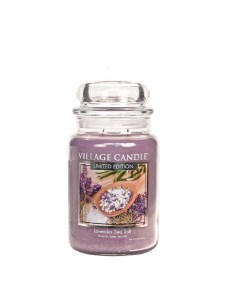 Ароматическая свеча Lavender Sea Salt большая Village candle