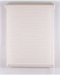 Штора рулонная Зебрано 120х160 см цвет белый Nobrand
