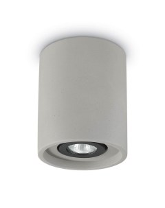 Потолочный светильник Oak PL1 Round Cemento 150437 Ideal lux