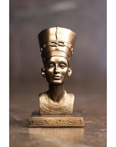Статуэтка 16 см Гипс бронзовая Нефертити Царица Египта Sntart
