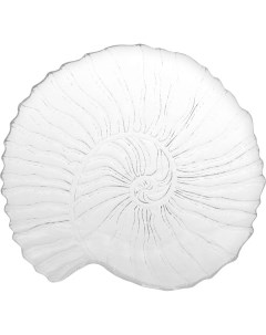 Декоративное блюдо Seasnail прозрачное 32 х 29 см Mercury