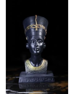 Нефертити Царица Египта статуэтка 16 см Гипс черная Sntart