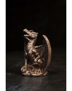 Статуэтка Крылатый Дракон гипс бронзовый Sntart