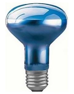 Лампа накаливания рефлекторная для растений фито лампа Е27 75W синяя 50070 Paulmann