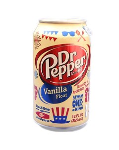 Напиток vanilla float жестяная банка 12шт 0 36 л Dr. pepper
