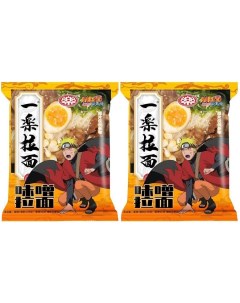 Лапша быстрого приготовления со вкусом мисо 100 г х 2 шт Naruto