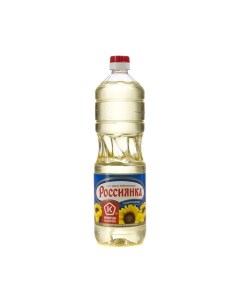 Подсолнечное масло рафинированное дезодорированное 2 л Россиянка