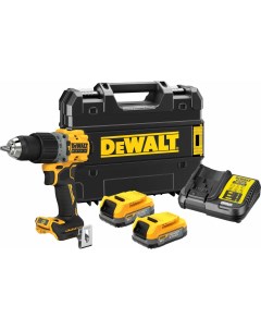 Бесщеточная дрель шуруповерт и винтаверт DCK2050E2T QW 18v XR Powerstack 2 Dewalt