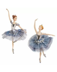 Елочное украшение Балерина Голубой Дунай 238080 15 см 1 шт полистоун Holiday classics