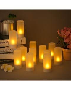 Светодиодная свеча Set Yellow Light Rechargeable LED Flameless Candles 1846 12 шт China