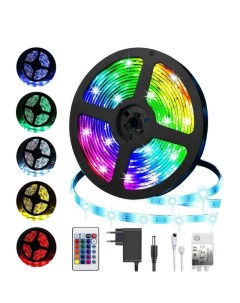 Светодиодная лента 5м разноцветный RGB Led strip