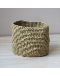Цветочное кашпо Knit Knit17 коричневый 1 шт P+s