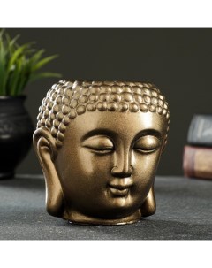 Цветочное кашпо Органайзер будда Р00013442 0 2 л бронзовый 1 шт Хорошие сувениры