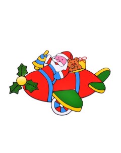 Панно Дед Мороз в пакете 6AA0023 Mister christmas