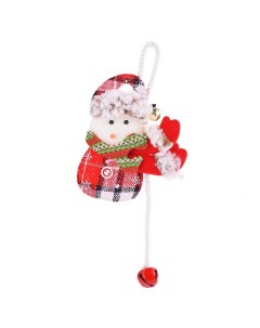 Елочная игрушка Снеговик в варежках S1068 1 шт разноцветный Снеговичок