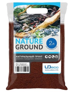 Натуральный грунт для аквариума и террариума Premium Lava Sand 0 1 0 5 мм 2 л Udeco
