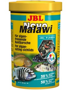 Корм для аквариумных рыбок NovoMalawi хлопья 1 л Jbl