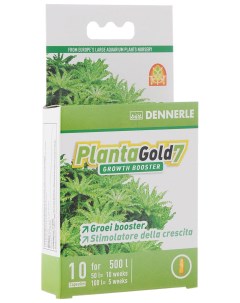 Удобрение для аквариумных растений Planta Gold 7 10 шт Dennerle