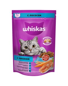 Сухой корм для кошек Вкусные подушечки с нежным паштетом с лососем 350 г Whiskas