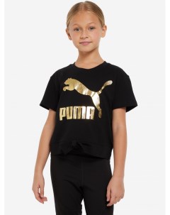 Футболка для девочек Classics Logo Черный Puma