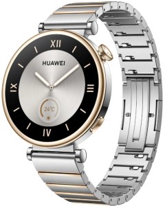 Часы Watch GT 4 Aurora B19T 55020BHV 41mm Stainless Steel Strap Huawei