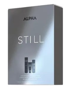 Набор Alpha Homme Still шампунь д волос с охлаждающим эффектом 250мл гель для бритья 100мл лосьон по Estel