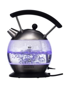 Чайник электрический HWK GM01 2200Вт серебристый и прозрачный Harper