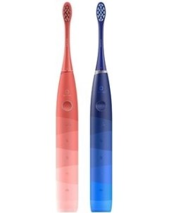 Электрическая зубная щётка Find Duo Set F5002 красный синий C01000545 Oclean