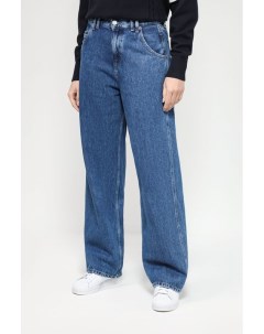 Джинсы с эффектом потертости широкого кроя Tommy jeans