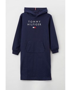 Платье хлопковое с капюшоном Tommy hilfiger