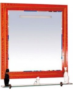 Зеркало Fresko 90 красное краколет Misty
