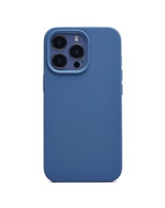 Чехол накладка Soft Touch для смартфона Apple iPhone 13 Pro силикон голубой 224197 Org