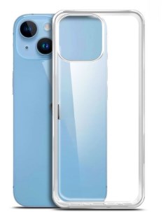 Чехол накладка для смартфона Apple iPhone 14 Plus силикон прозрачный 70799 Borasco