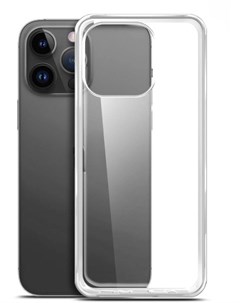 Чехол накладка для смартфона Apple iPhone 14 Pro силикон прозрачный 70800 Borasco