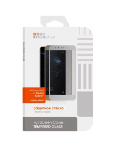 Защитное стекло для Xiaomi Redmi 7 Black Interstep