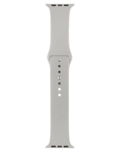 Ремешок для смарт часов SPORT для Apple Watch series 2 3 4 42 44mm Grey Interstep