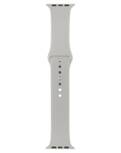 Ремешок для смарт часов SPORT для Apple Watch series 2 3 4 38 40mm Grey Interstep