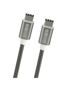 Кабель TypeC E mark Chip USB 2 0 Silver 1м IS DC TPCECUSNS 100B201 Interstep