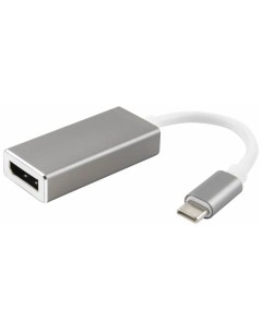Адаптер USB Type C DisplayPort M F 0 12м Grey Red line