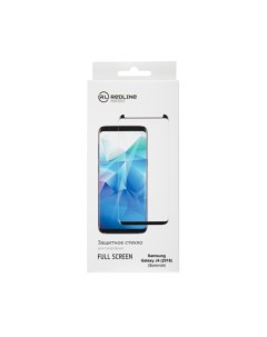Защитное стекло для смартфона для Samsung Galaxy J4 2018 Full Screen TG Gold Red line