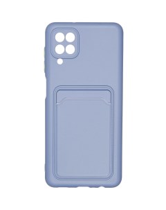 Чехол для смартфона для Samsung Galaxy A12 Card blue CAR SC SMGLA12CSBL Carmega