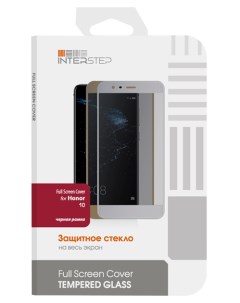 Защитное стекло для Huawei Honor 10 Lite Black Interstep
