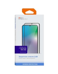 Стекло FSC для Galaxy S10 Lite Black Interstep