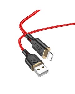 USB дата кабель Lightning X95 1M красный Hoco