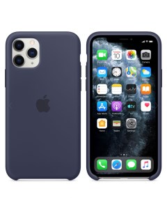 Чехол для Apple iPhone 11 Pro Midnight Blue Dark blue MWYKLFE A Silicone case