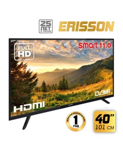 Телевизор D LED Slim 40FLES901T2SM 40 103см FHD Erisson